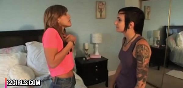  Lesbian Step Sisters Older Punk Rock Girl Forces Young Blonde Teen
